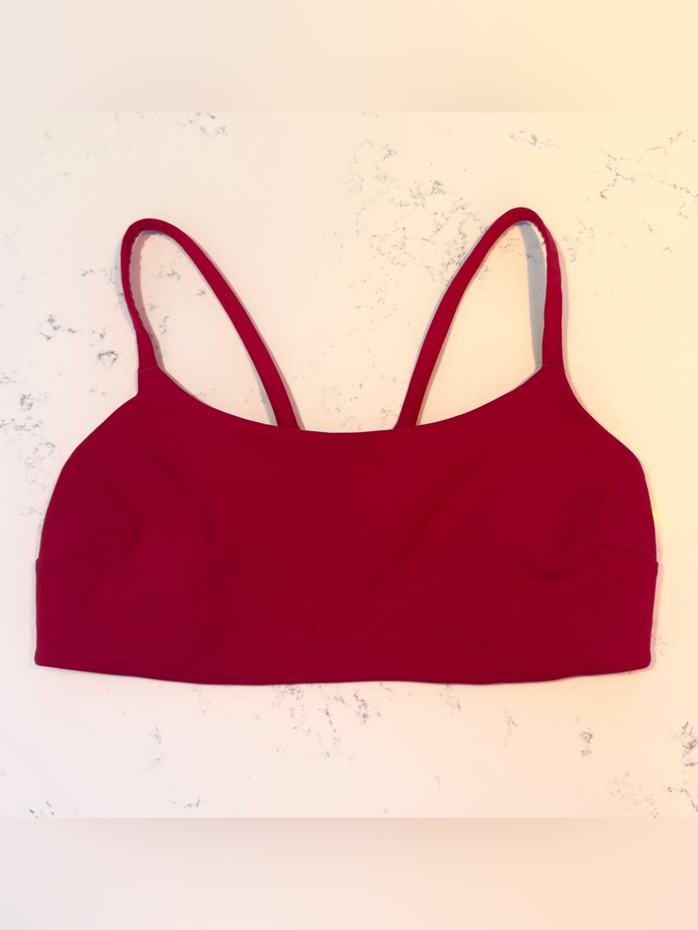 lululemon Wunder Train Strappy Racer Bra C/D Cup Pink Dragonfruit 8